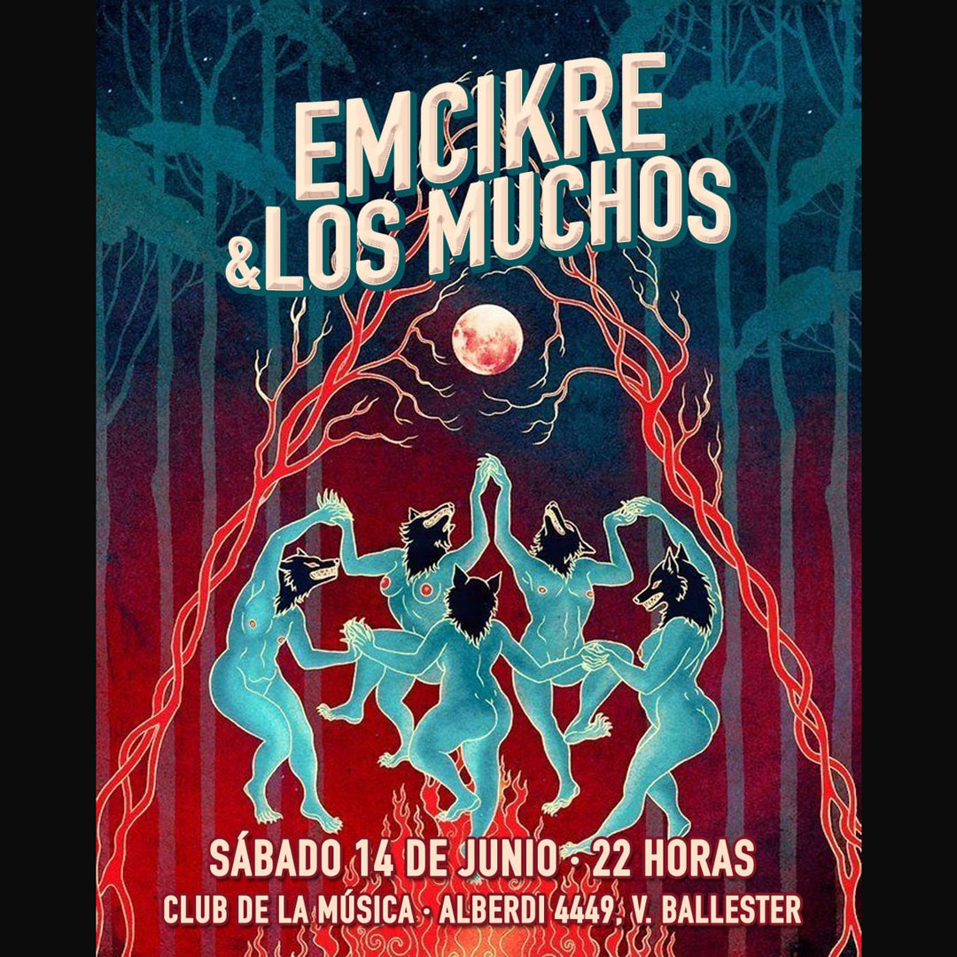 Emcikre + Los Muchos en el Club De La Música