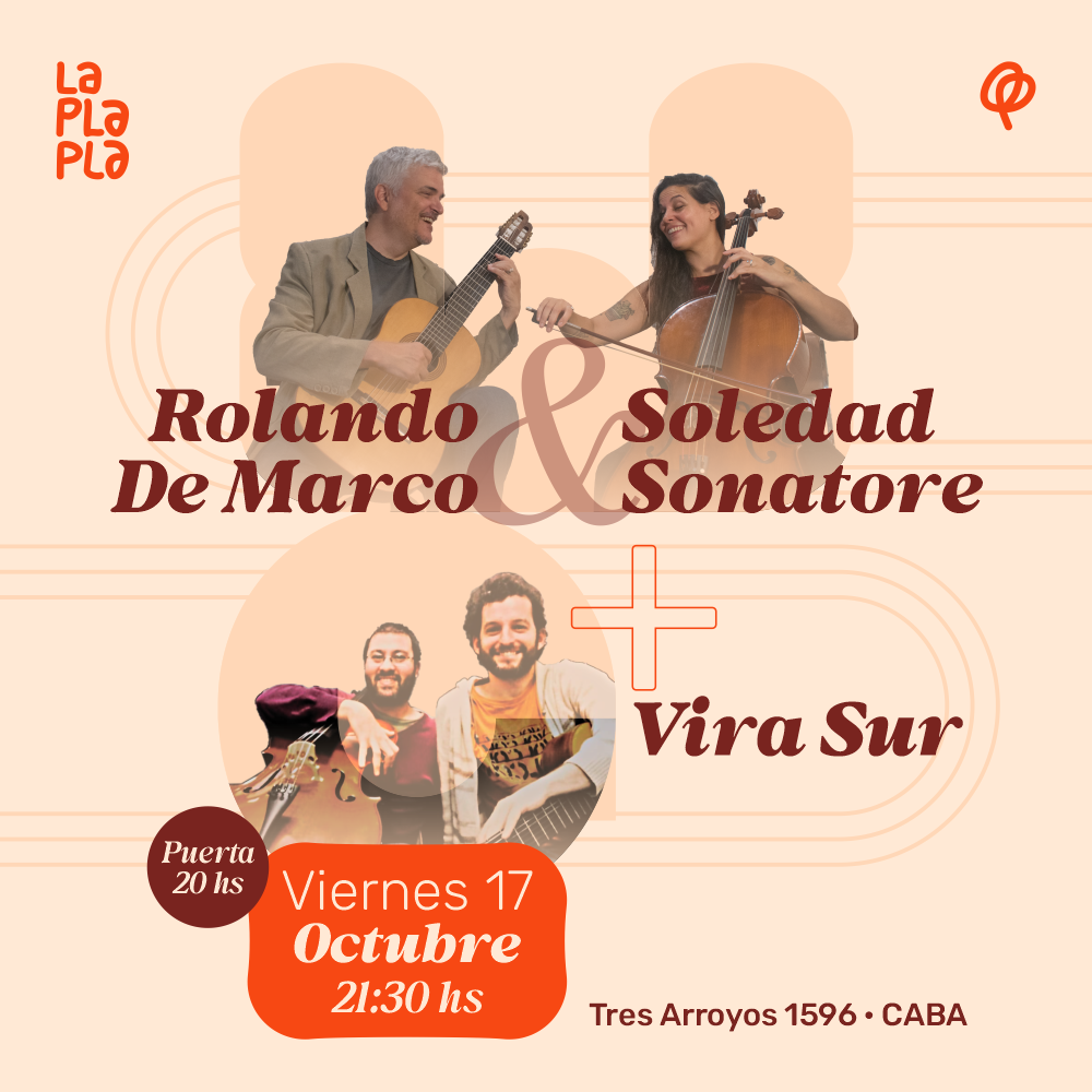 Rolando de Marco & Sole Sonatore + Vira Sur en Concierto