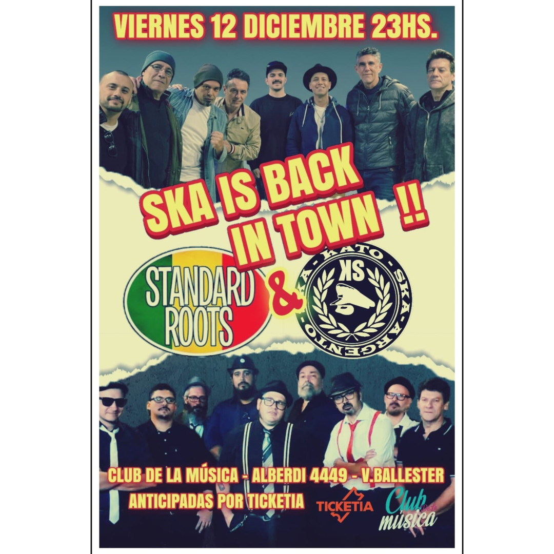 Ska is back in town: Standard Roots + Kato Ska