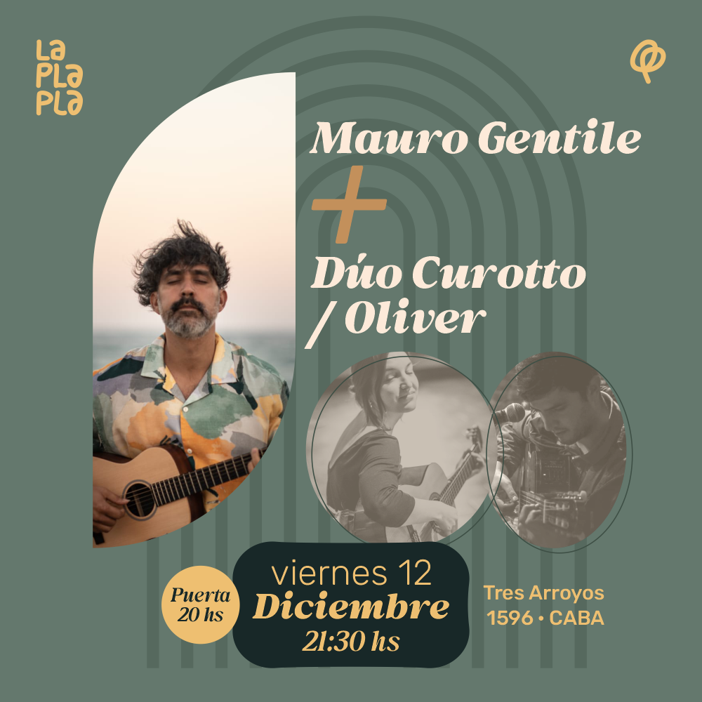 Mauro Gentile + Dúo Curotto-Oliver en Concierto