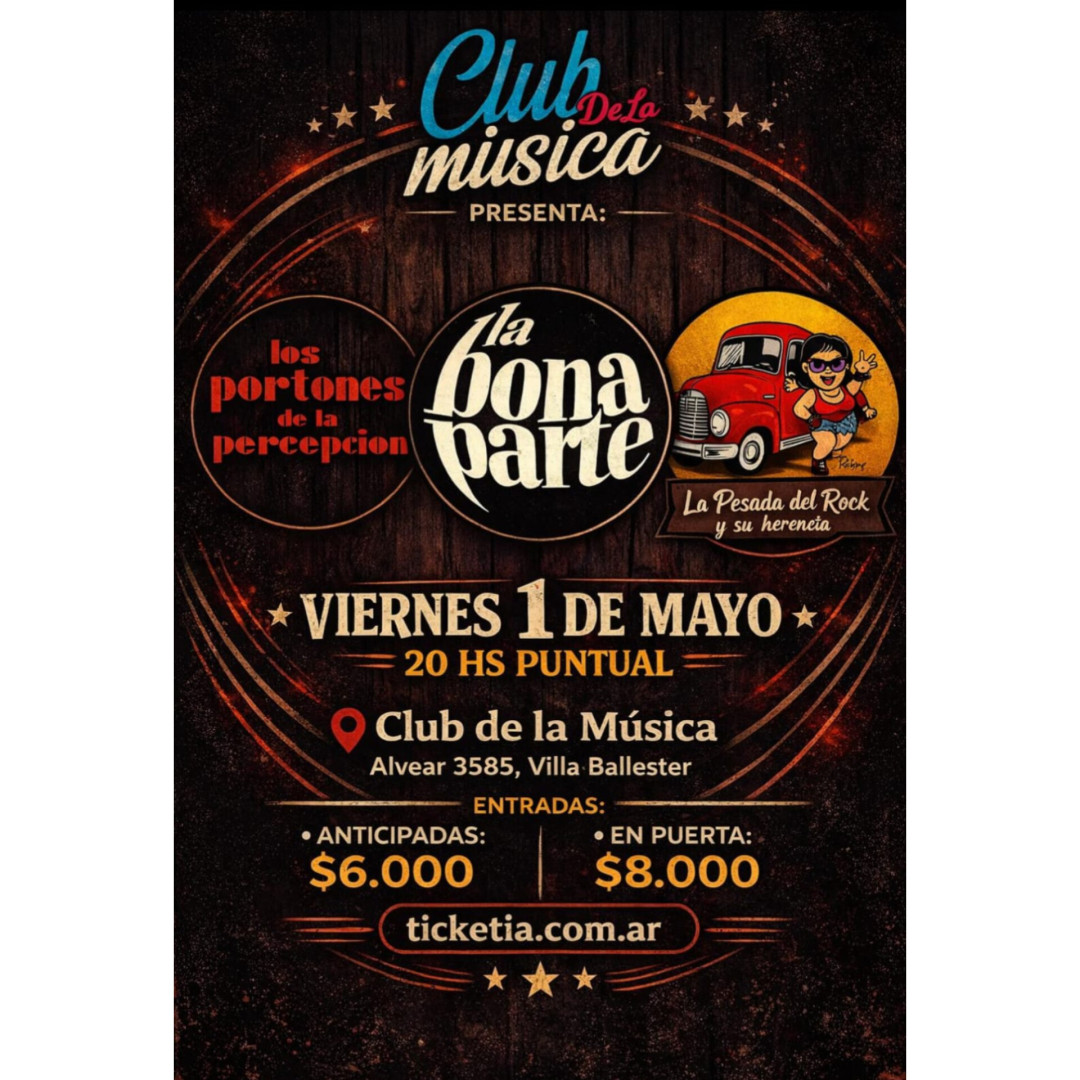 Los Portones + La Bona Parte + La Pesada Del Rock