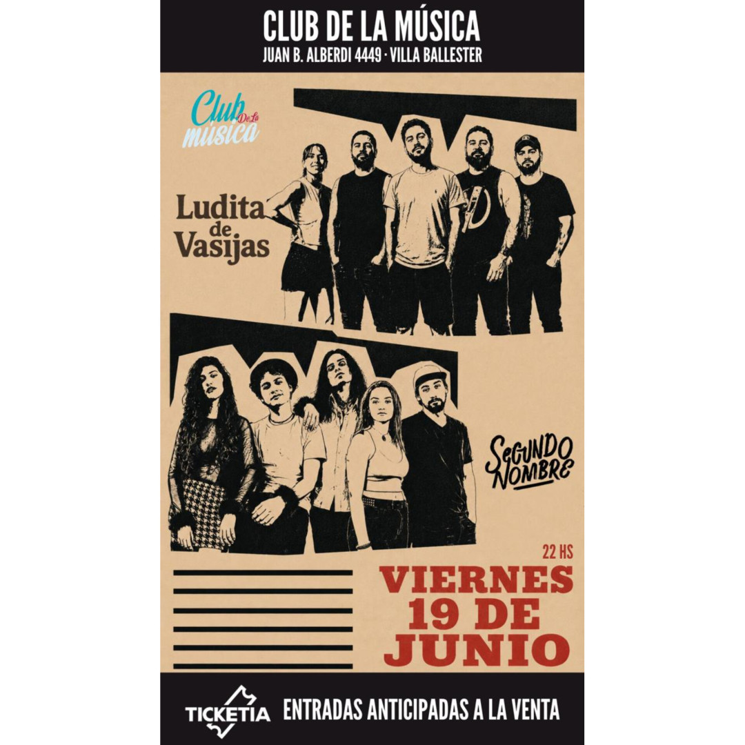 Segundo Nombre + Ludita De Vasijas en el Club De La Música