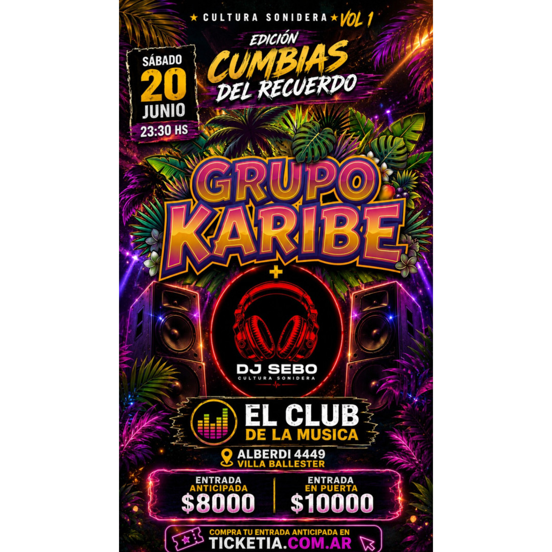 Cultura Sonidera: Cumbia Karibe + DJ Sebo